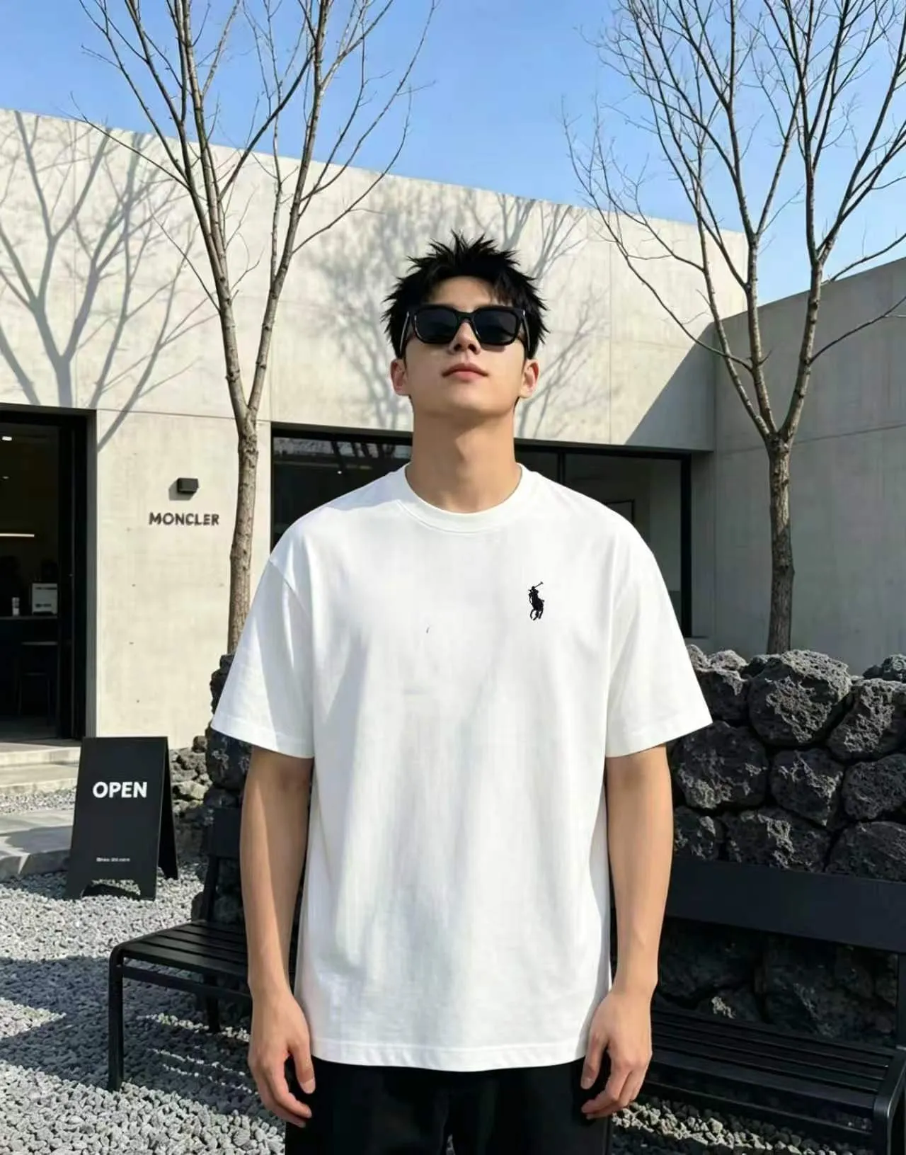Ralph Laur/ Classic New Arrival ， ， ， ， T Same Style。 :Black White Blue Gray Size:S（90-130 ） M（125-140 ） L（135-160 ） XL（160-180 ） XXL（180 ）